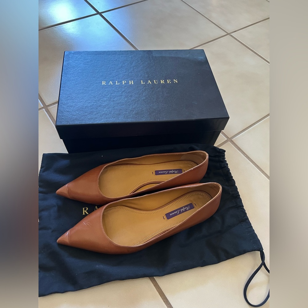 Ralph Lauren Purple Label Kendrya Flats